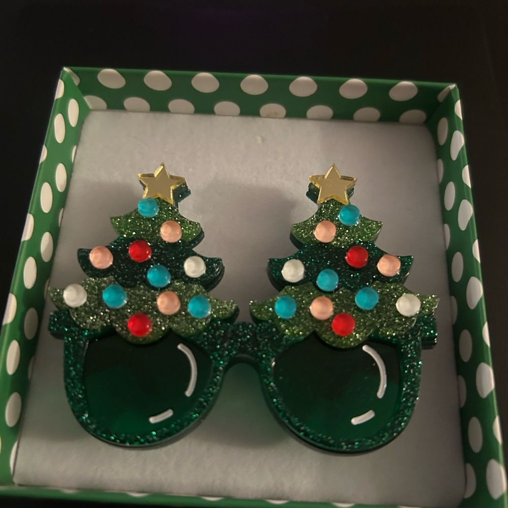 Christmas Tree Sunglasses brooch